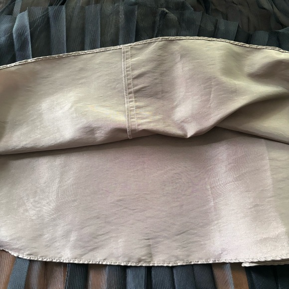 Vintage Size 6 Black and Tan Strapless Padded Mini Dress - Picture 12 of 16